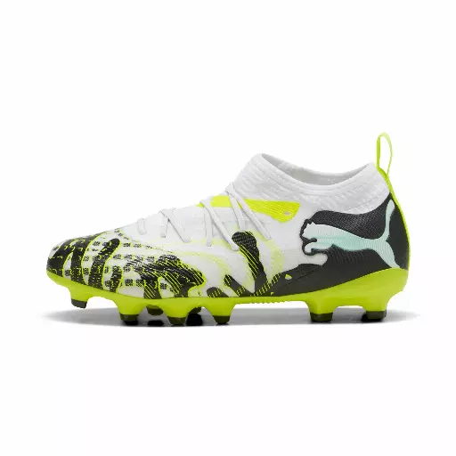 PUMA FUTURE 9 MATCH CREATIVITY FG/AG voetbalschoenen, Geel/Wit