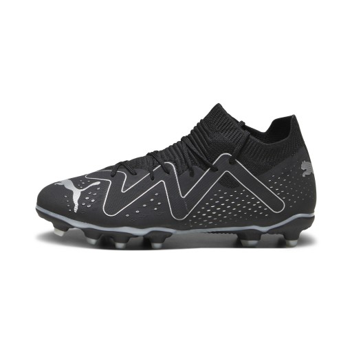 PUMA FUTURE MATCH FG/AG voetbalschoenen, Zwart/Zilver