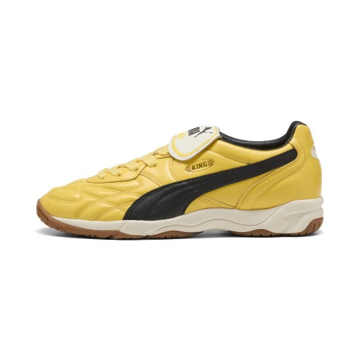 PUMA King Indoor sneakers unisex, Zwart/Geel