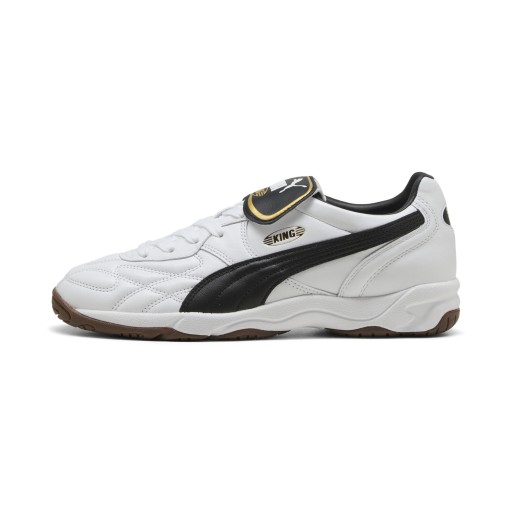 PUMA King Indoor sneakers unisex, Zwart/Wit