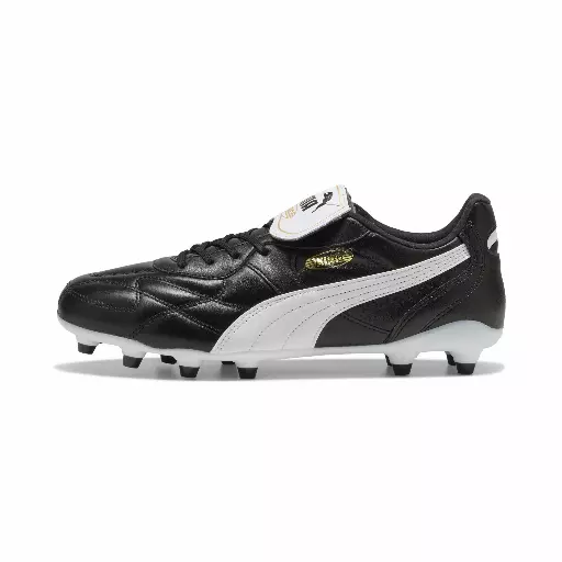 PUMA KING TOP FG/AG voetbalschoenen uniseks, Zwart/Wit
