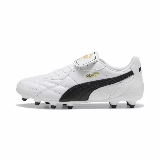 PUMA KING TOP FG/AG voetbalschoenen uniseks, Zwart/Wit