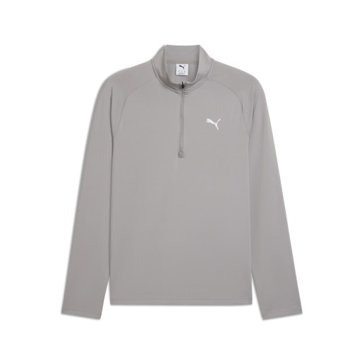 PUMA Leipzig trainingstop met kwartrits voor Heren, Grijs