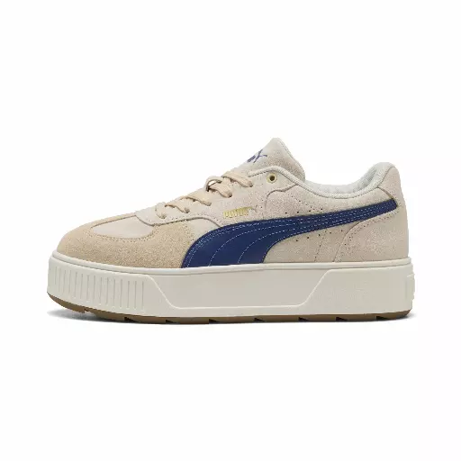 PUMA Lifora sneakers voor Dames, Blauw/Wit/Goud