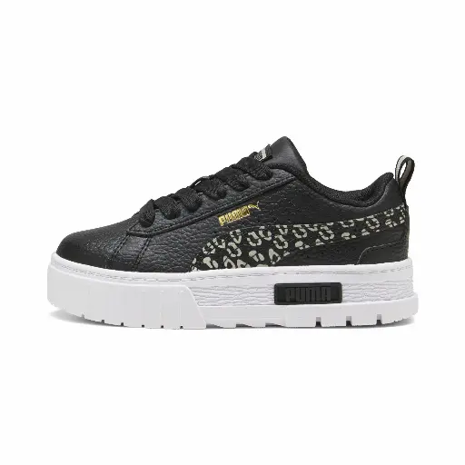 PUMA Mayze Wild Sneakers Kinderen voor Dames, Zwart