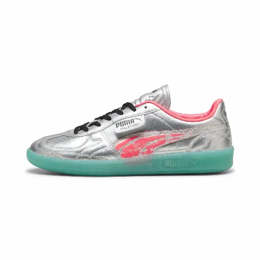 PUMA Palermo New Gen Footy uniseks sneakers, Groen/Zilver