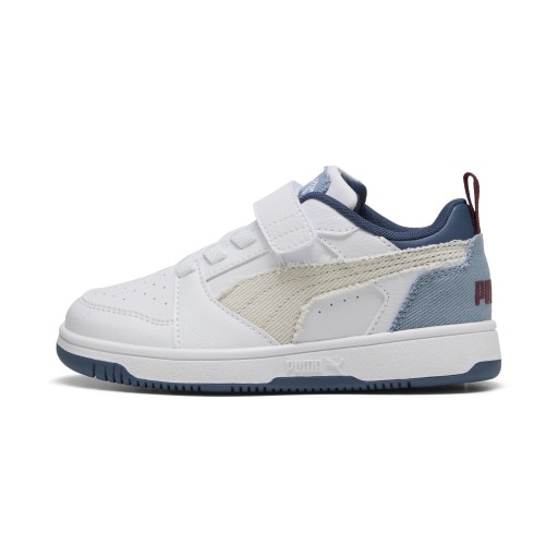 PUMA Rebound V6 Lo Mid-90s sneakers, Blauw/Grijs/Wit