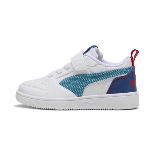 PUMA Rebound V6 Low Run Fun sneakers, Blauw/Wit