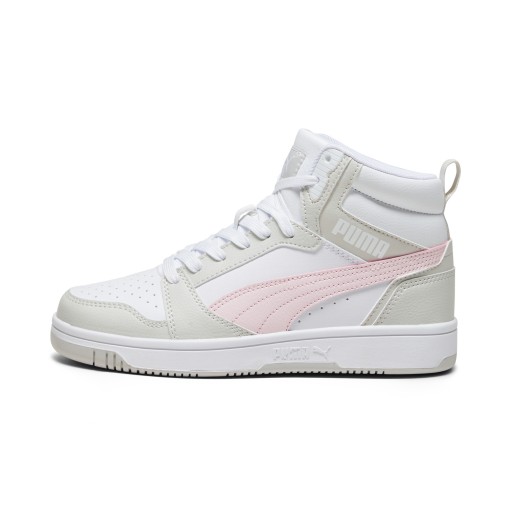 PUMA Rebound V6 Mid sneakers, Roze/Grijs/Wit