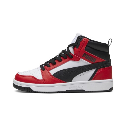PUMA Rebound V6 Mid sneakers, Zwart/Rood/Wit