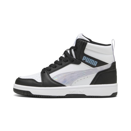 PUMA Rebound V6 Mid Space Belle sneakers voor Dames, Zwart/Wit