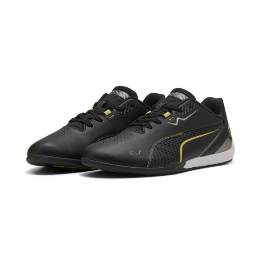 PUMA Scuderia Ferrari Drift Cat 11 uniseks sneakers, Zwart/Geel