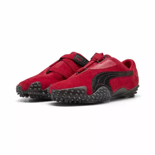 PUMA Scuderia Ferrari Mostro uniseks sneakers, Zwart/Rood
