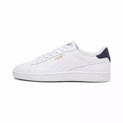 PUMA Smash 3.0 L Sneakers, Blauw/Wit/Goud