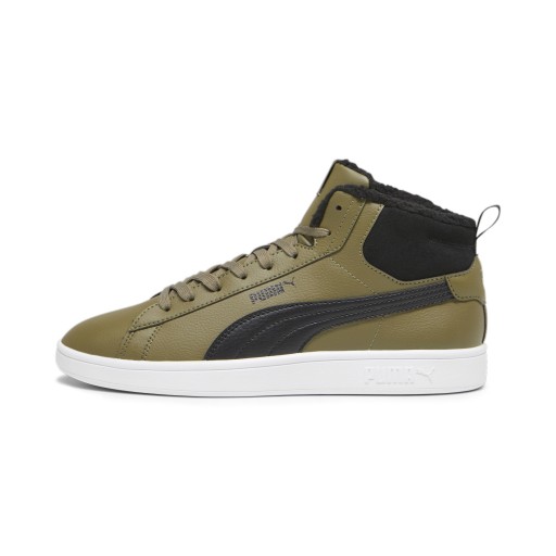 PUMA Smash 3.0 Mid WTR sneakers, Zwart/Wit