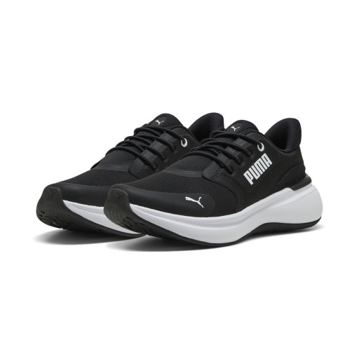 PUMA Softride Exo Shift uniseks sneakers, Zwart/Wit