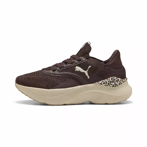 PUMA SOFTRIDE Mayve Animal sneakers voor Dames, Bruin