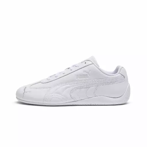 PUMA Speedcat uniseks volledig leren sneakers uniseks, Grijs/Wit