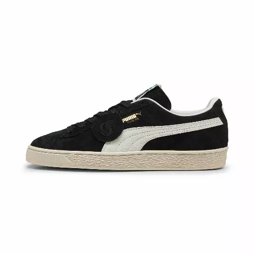 PUMA Suede Charles F. Stead I uniseks sneakers, Zwart/Wit