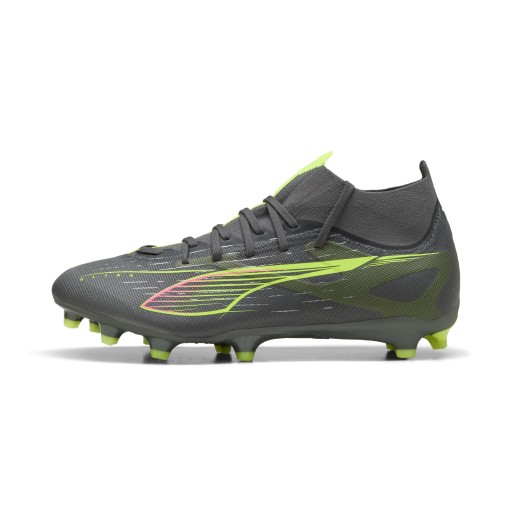 PUMA ULTRA 5 MATCH+ FG/AG voetbalschoenen, Geel/Zilver