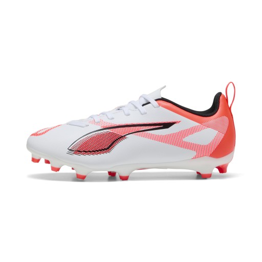 PUMA ULTRA 5 PLAY FG/AG voetbalschoenen, Zwart/Rood/Wit
