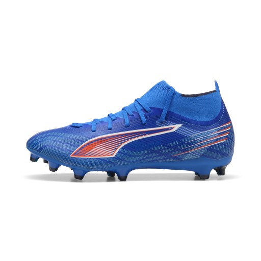 PUMA ULTRA 6 MATCH+ FG/AG uniseks voetbalschoenen, Blauw/Zwart/Wit