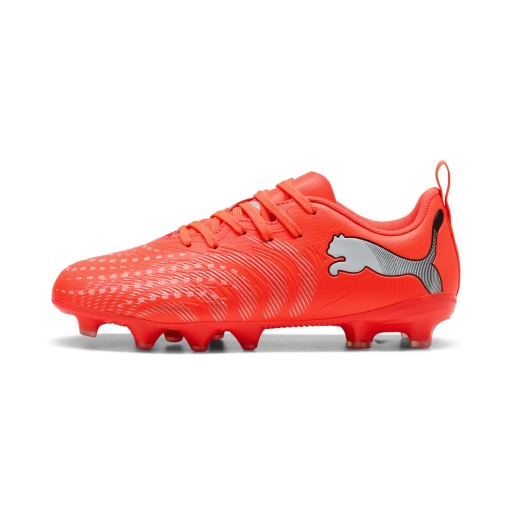 PUMA ULTRA 6 PLAY FG/AG uniseks voetbalschoenen, Zwart/Rood/Wit