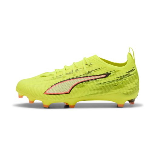 PUMA ULTRA 6 PRO FG/AG voetbalschoenen, Zwart/Rood/Geel