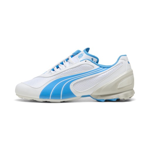 PUMA V-S1 Olympique Marseille uniseks sneakers, Blauw/Wit