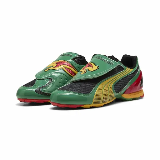 PUMA x AHLUWALIA V-S1 sneakers uniseks, Groen/Zwart/Geel