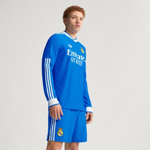 Adidas Real Madrid 25/26 Authentieke Derde Voetbalshirt met Lange Mouwen