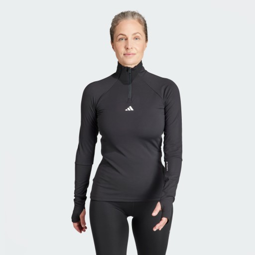 Adidas Techfit COLD.RDY Training Longsleeve met Korte Rits