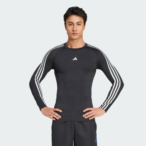 Adidas TECHFIT Compression Training 3-Stripes Longsleeve
