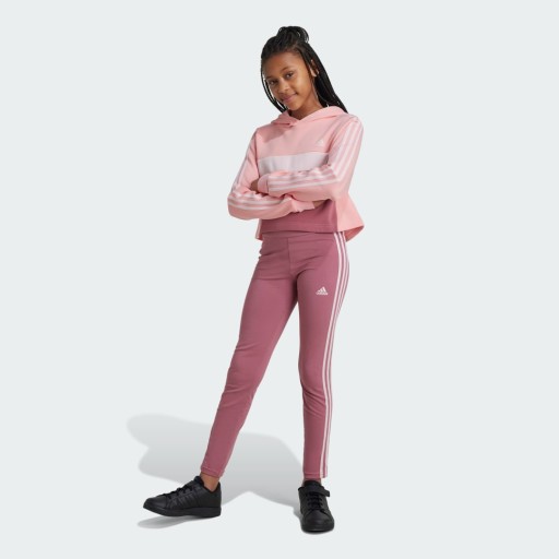 Adidas Tiberio 3-Stripes Colorblock Fleece Legging Set Kids