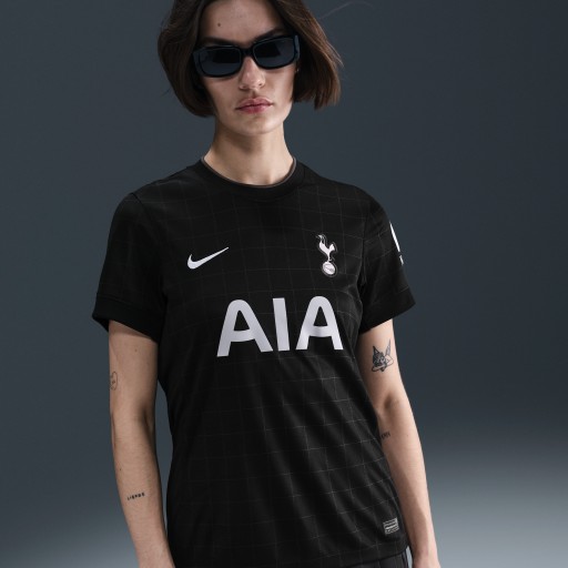 Tottenham Hotspur 2025/26 Stadium Uit Nike Dri-FIT replicavoetbalshirt voor dames - Zwart