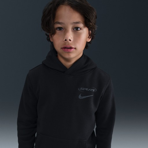 Tottenham Hotspur Club Nike voetbalhoodie voor jongens - Zwart