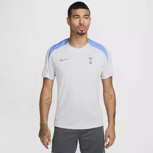 Tottenham Hotspur Strike Nike Dri-FIT knit voetbaltop met korte mouwen voor heren - Grijs