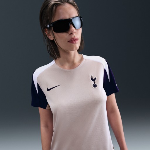 Tottenham Hotspur Strike Nike Dri-FIT voetbaltop met korte mouwen voor dames - Grijs