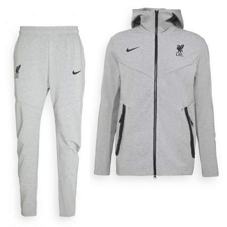 Nike Liverpool Tech Fleece Pack Trainingspak 2020-2021 Grijs