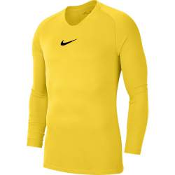 Nike Park Ondershirt Dri-FIT Lange Mouwen Geel Zwart