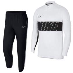 Nike Dry Academy Trainingspak Wit Zwart Wit