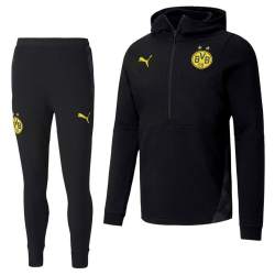 PUMA Borussia Dortmund Casual Trainingspak 2020-2021 Zwart