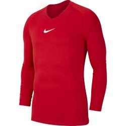Nike Dri-FIT Park Ondershirt Lange Mouwen Fel Rood